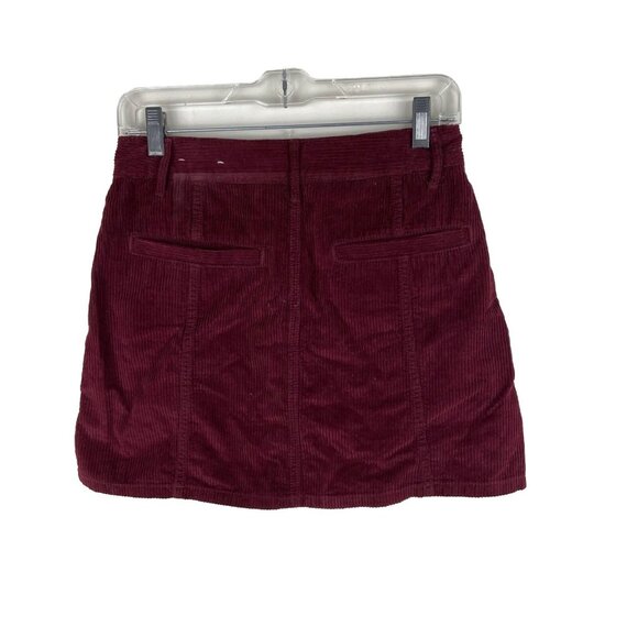 American Eagle Jr Womens Corduroy Mini Skirt Sz 2  academic boho Clueless - Picture 4 of 9